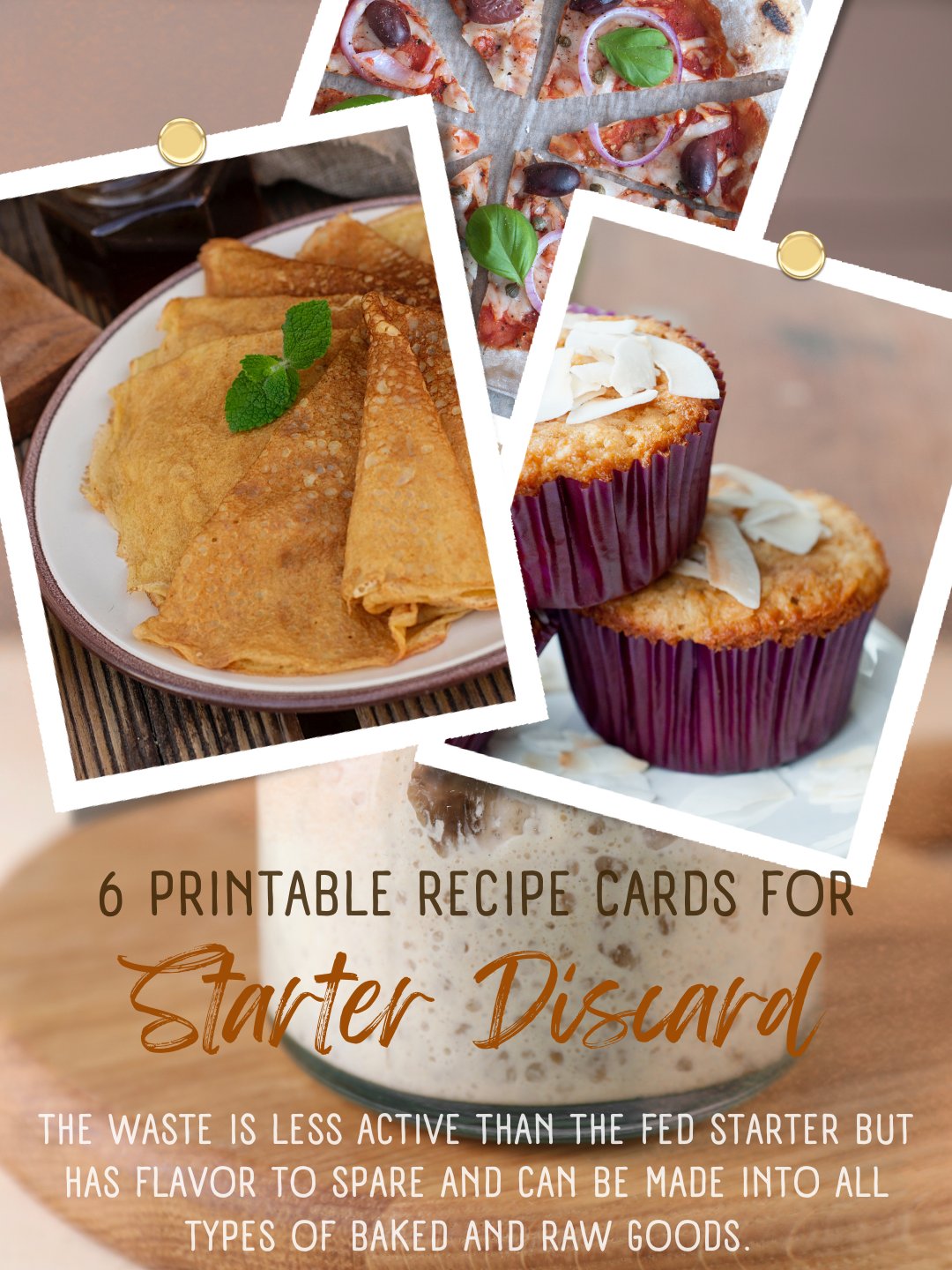 Starter Discard Recipe Cards - BreadXBaker product image (1)