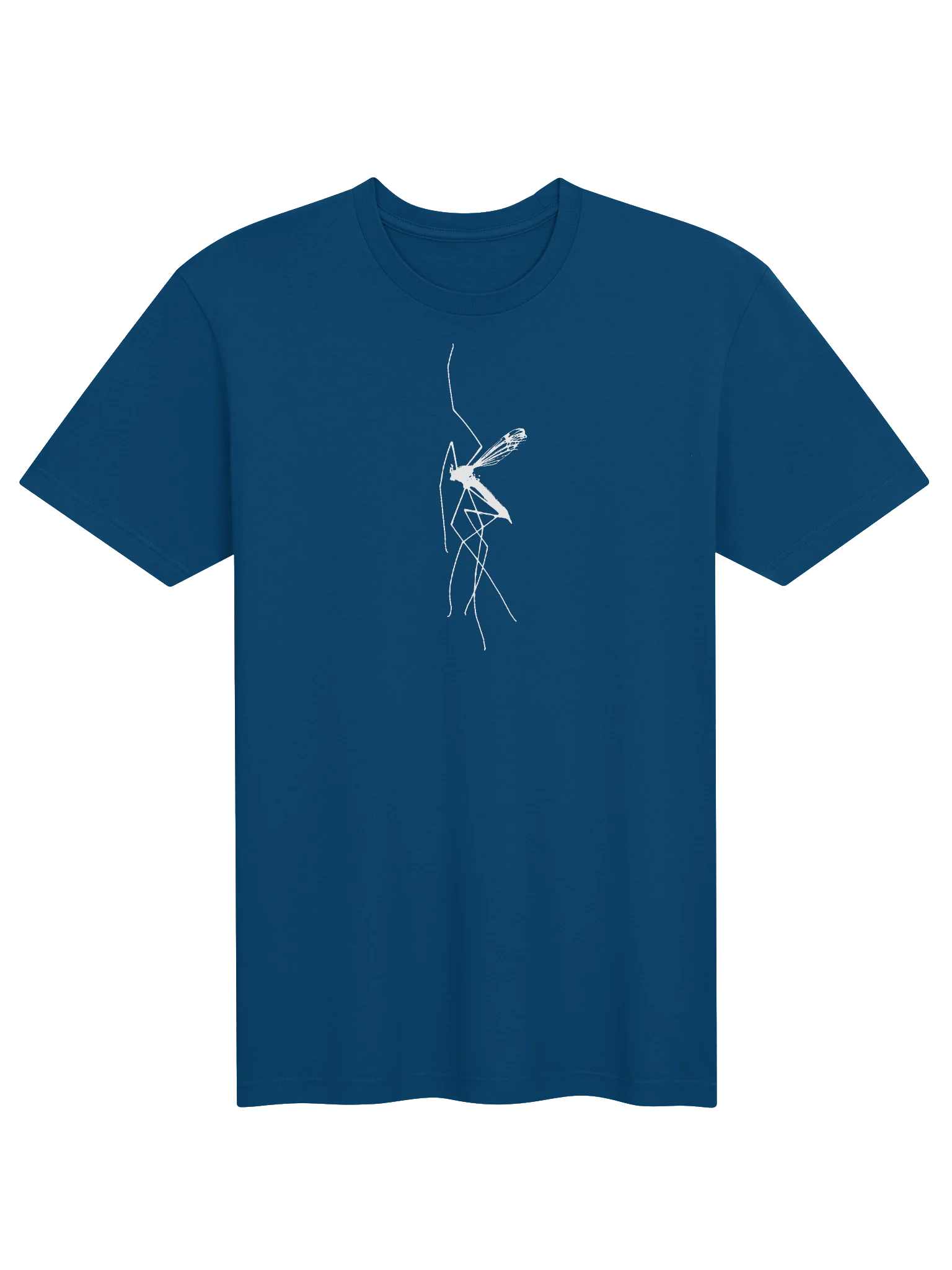 Mosquito Scan, 1993 — White Print T-Shirt