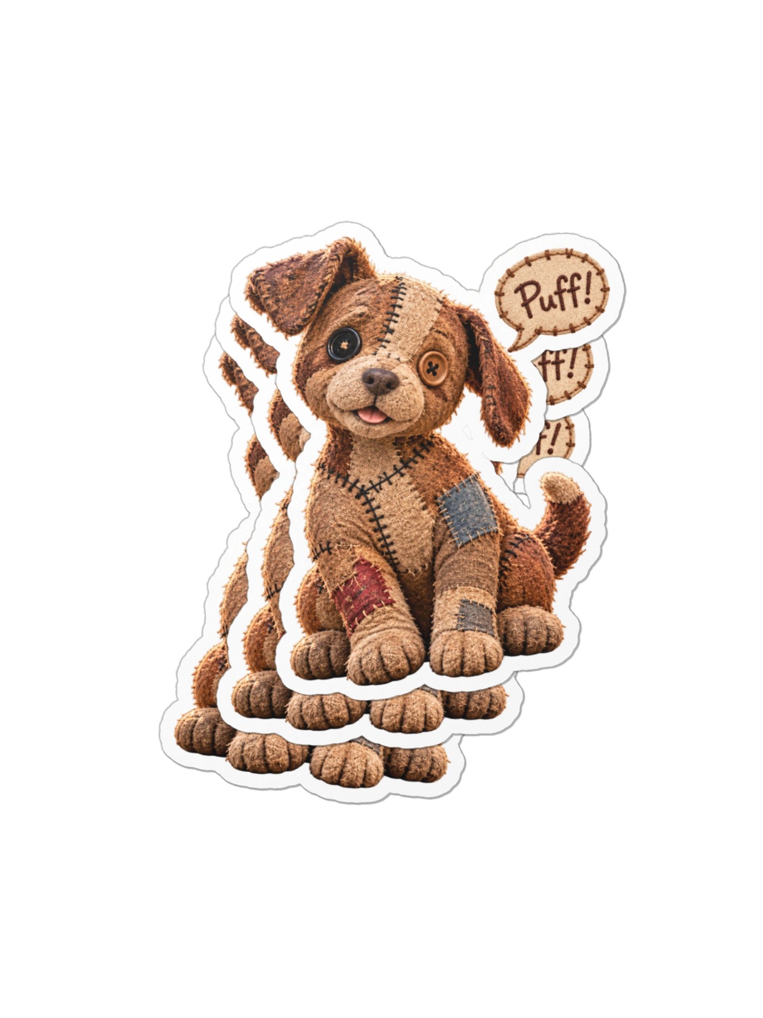 Legends of Laswynd — Messy “Puff!” Sticker product image (2)