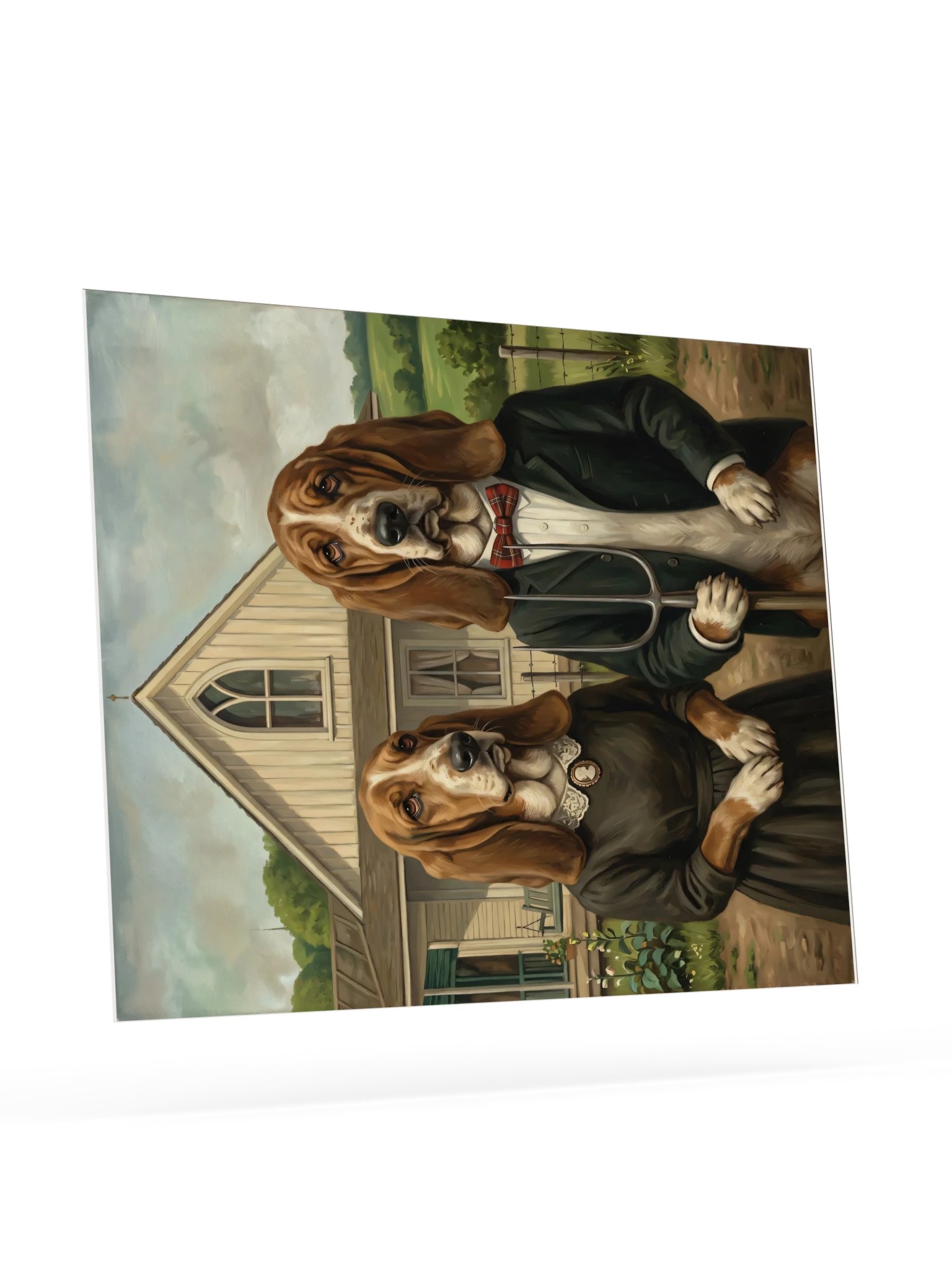American Gothic Bassets Poster product image (23)