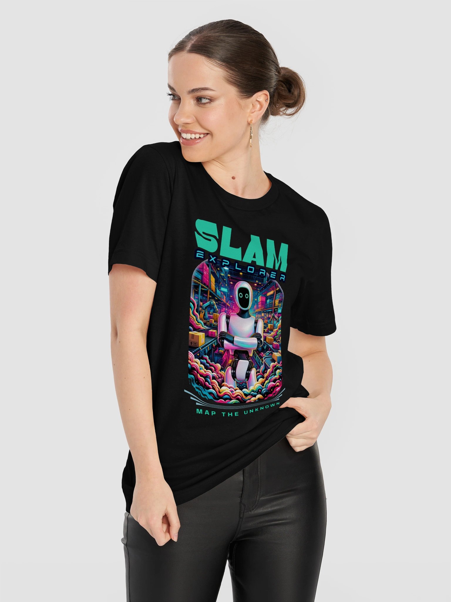 SLAM Explorer | Map the Unknown Robotics Tee product image (11)