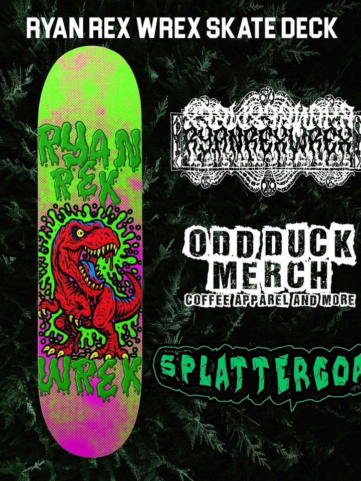 Ryan Rex Wrex Skate Deck product image (1)