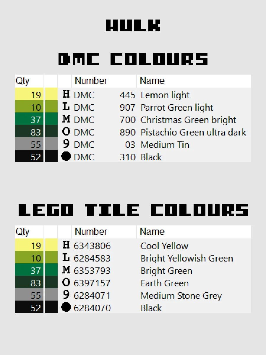 Hulk Pixel Art product image (4)