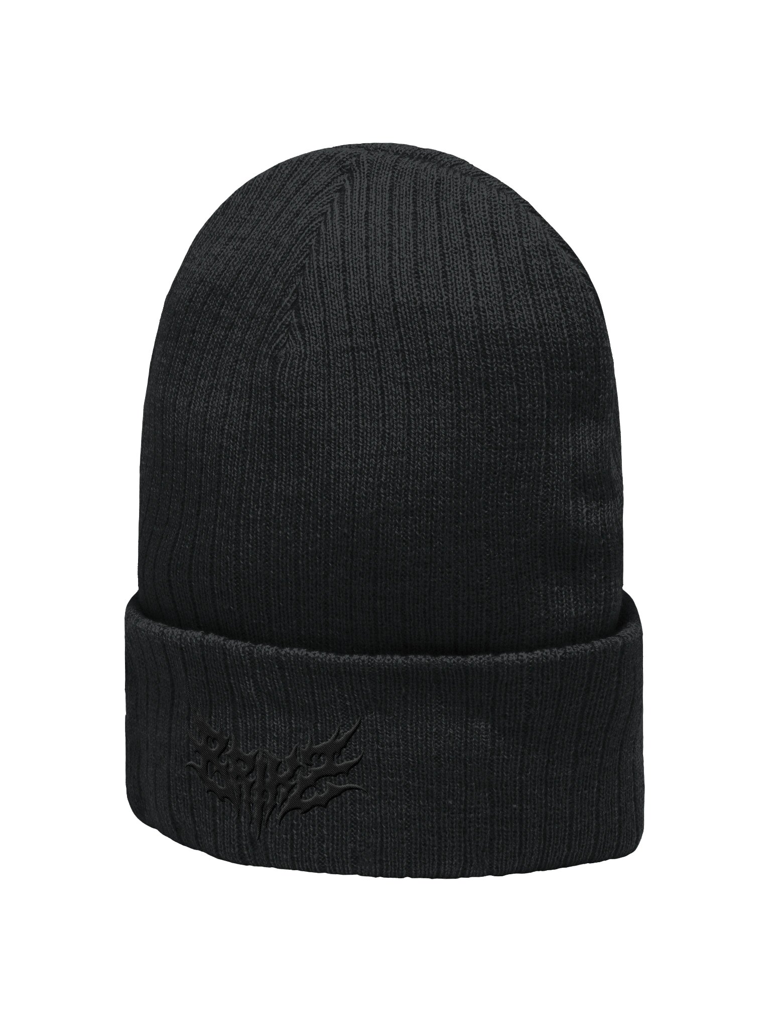 Black on Black beanie product image (2)