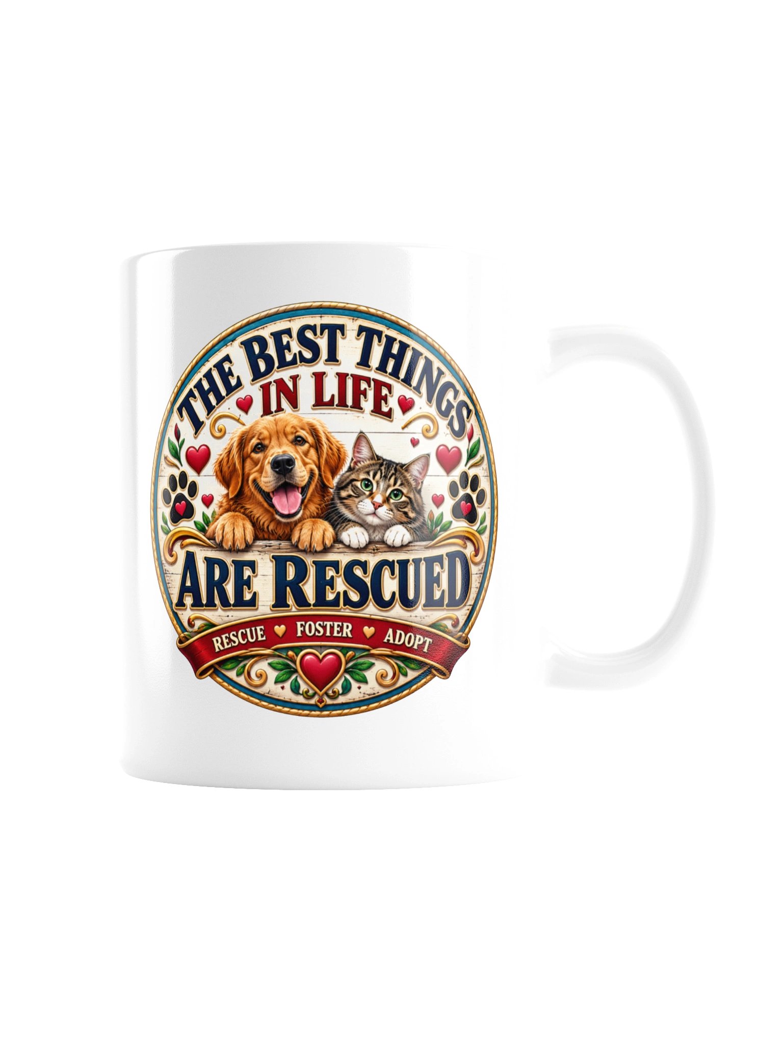 The Best Things Are Rescued Mug product image (2)