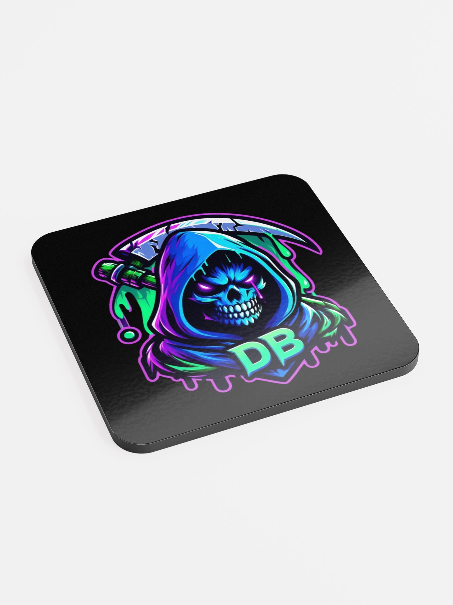 "Reaper" Premium Glossed Cork Coaster product image (1)