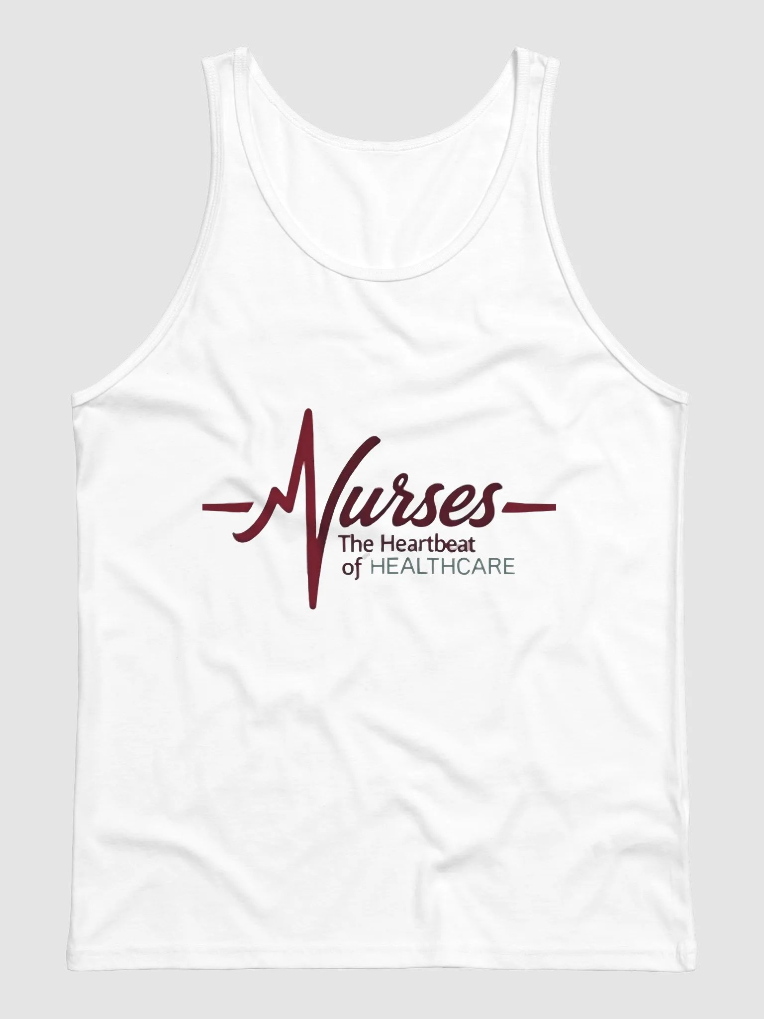Nurses: The Heartbeat of Healthcare Tank product image (1)
