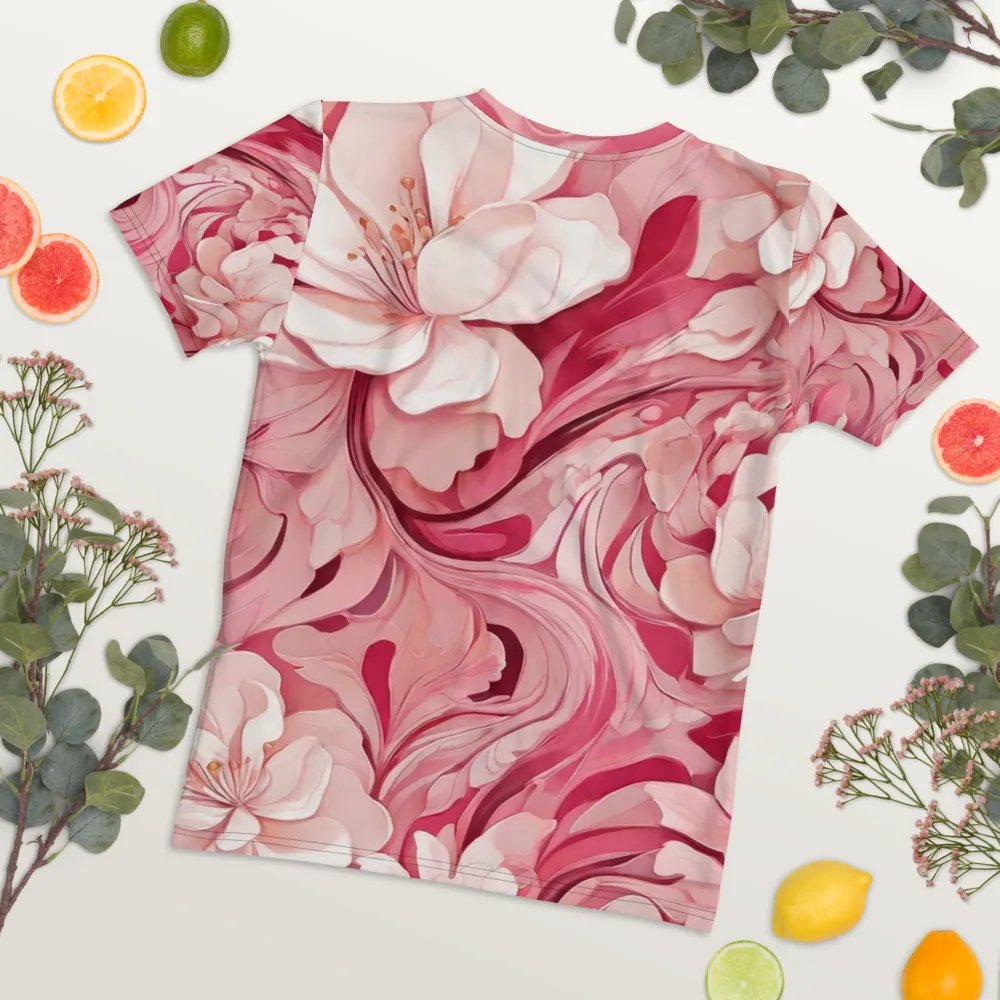 Pink & white abstract pattern product image (5)