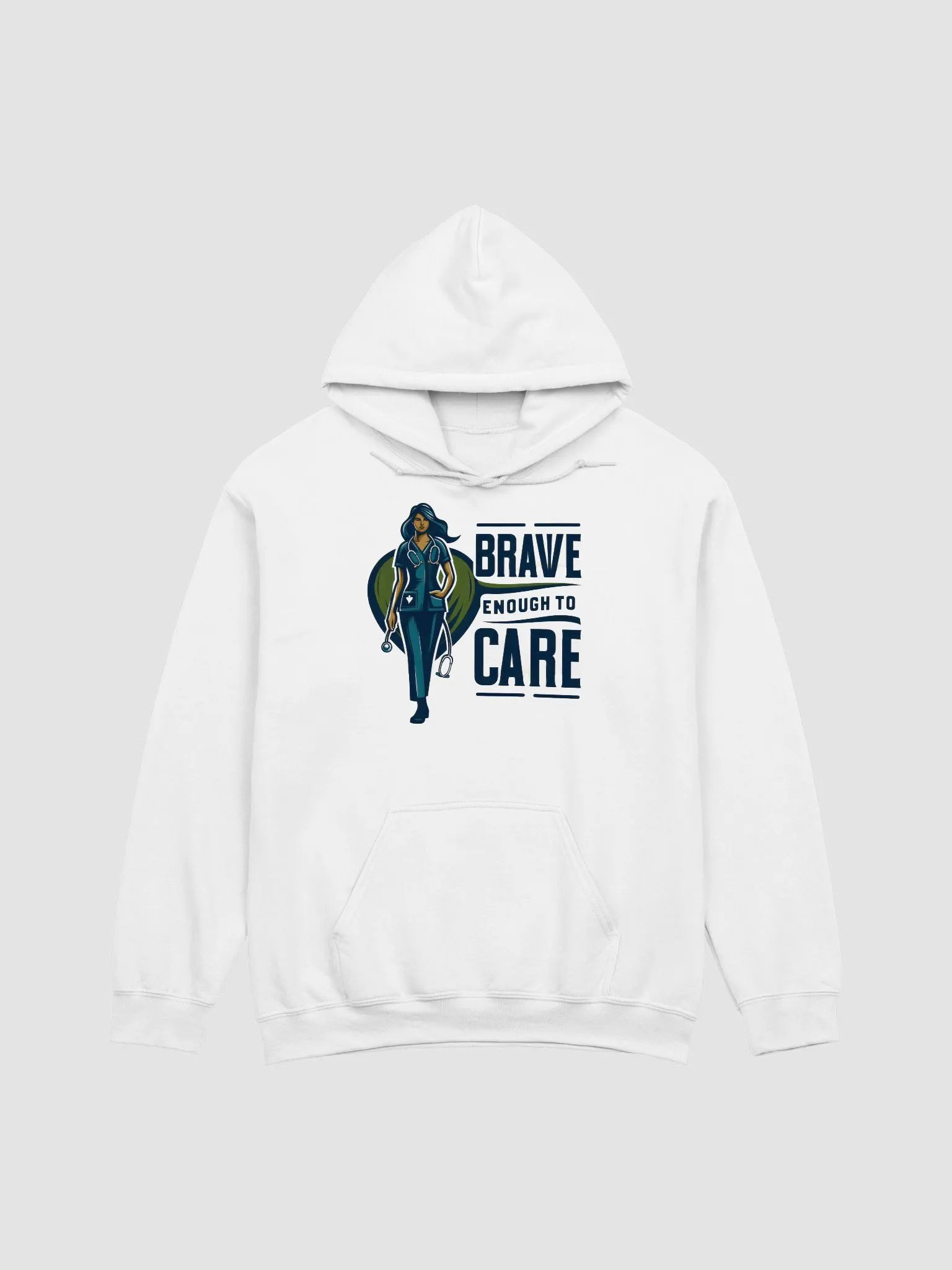 brave enough to care hoodie product image (1)