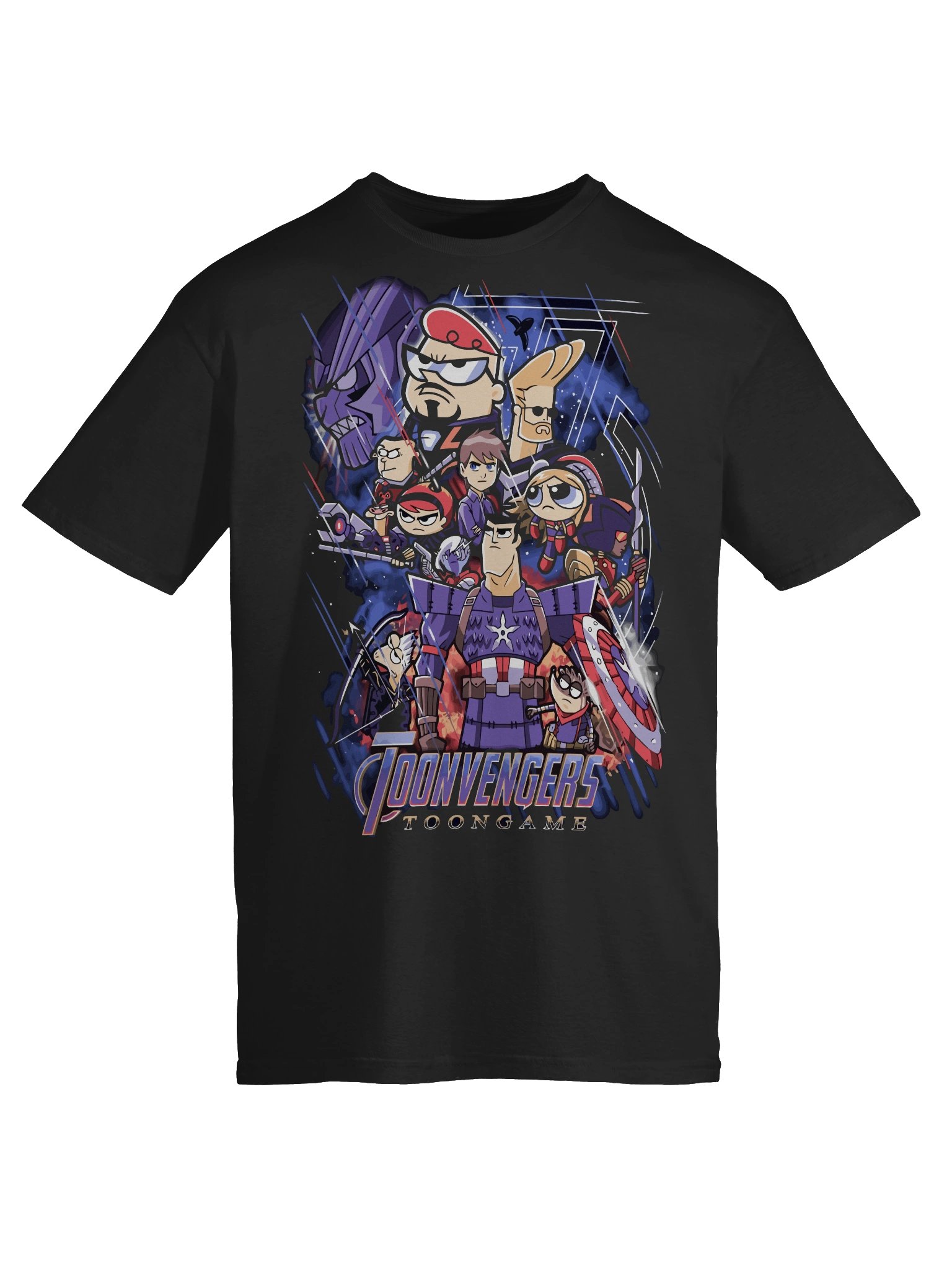 Toonvengers Assemble – Cartoon Hero Mashup – Gildan Softstyle T-Shirt product image (6)
