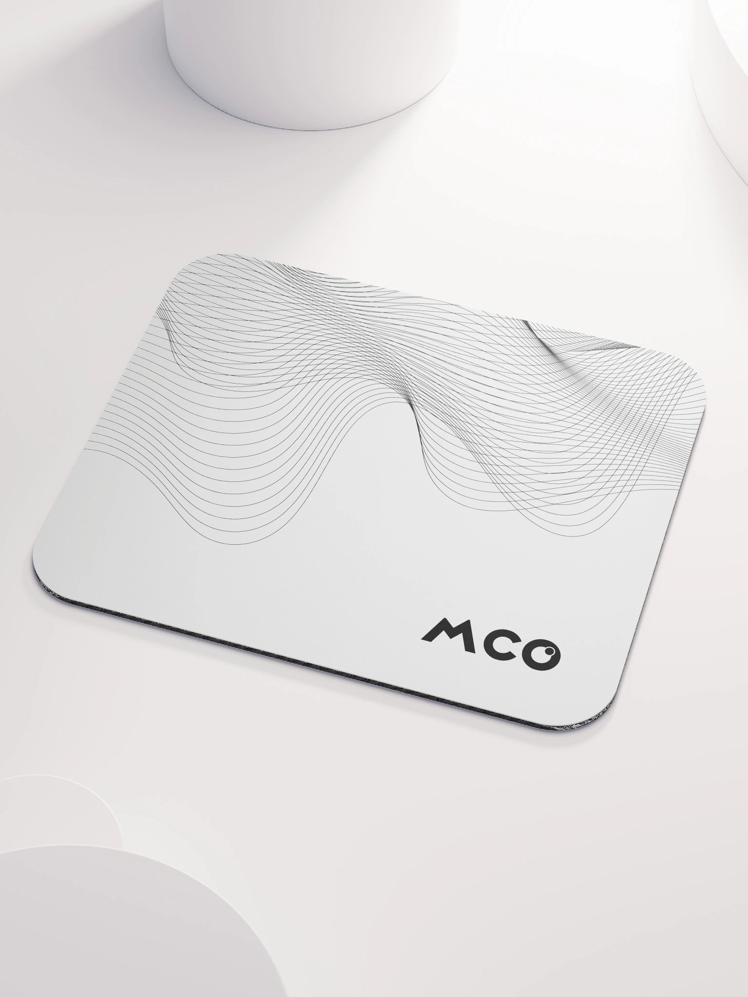 MCO Wave Minimal New Logo Mouse Pad White product image (4)