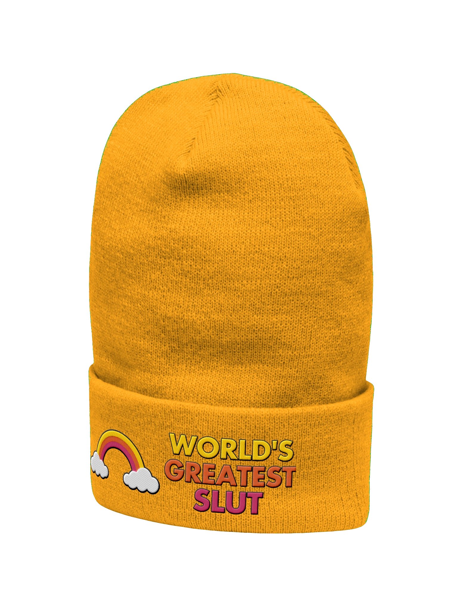 World's Greatest Slut embroidered beanie product image (4)