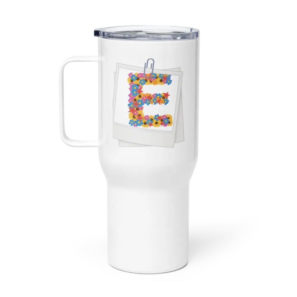 E - Floral Elegance Travel Mug product image (1)