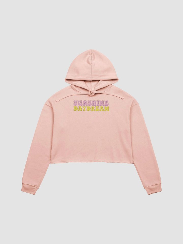 Sunshine Daydream Bella+Canvas Fleece Crop Hoodie by Bella+Canvas product image (9)