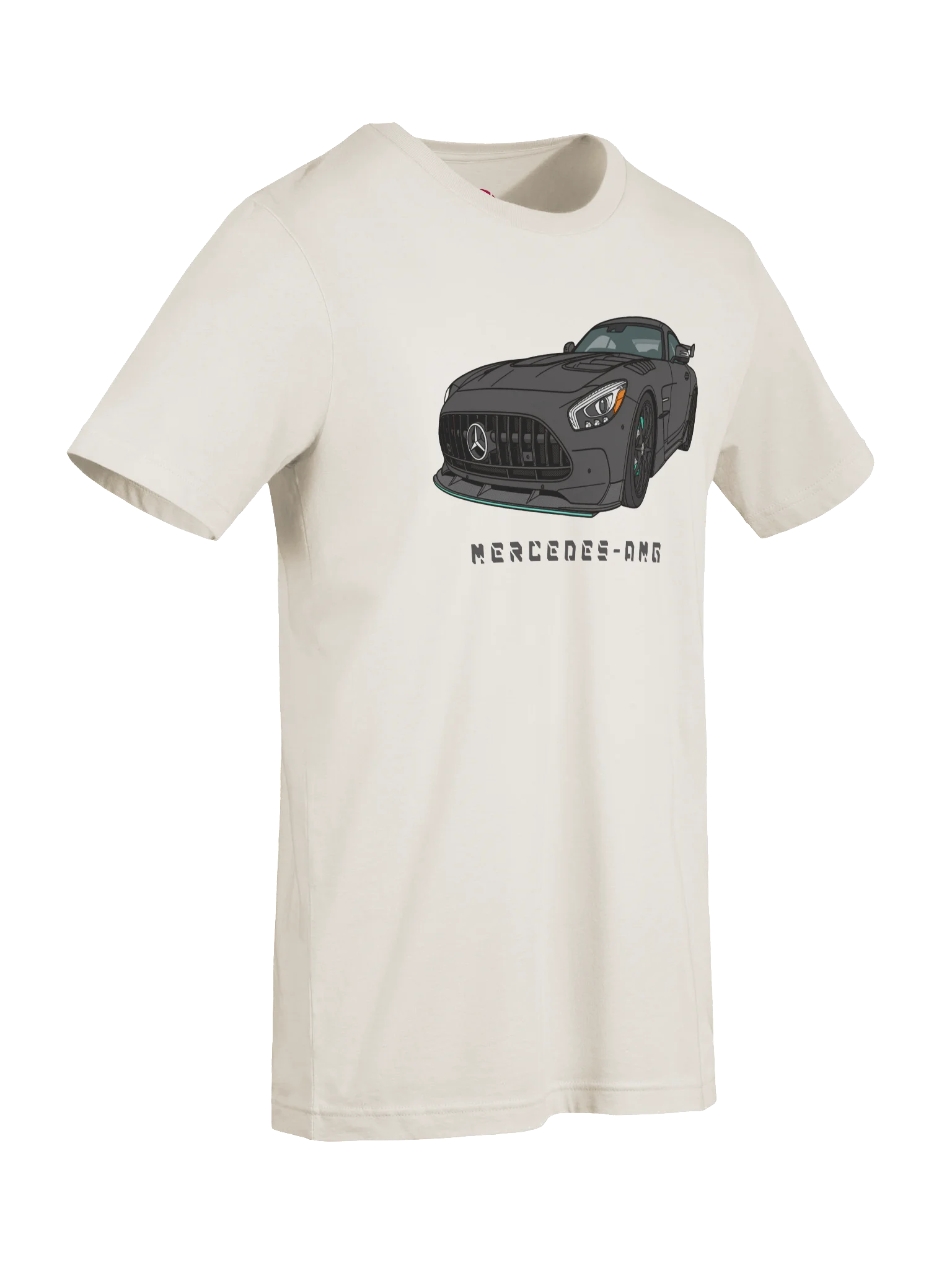 Black Mercedes-AMG GT T-Shirt (Retro, Sketch, Silhouette) product image (74)
