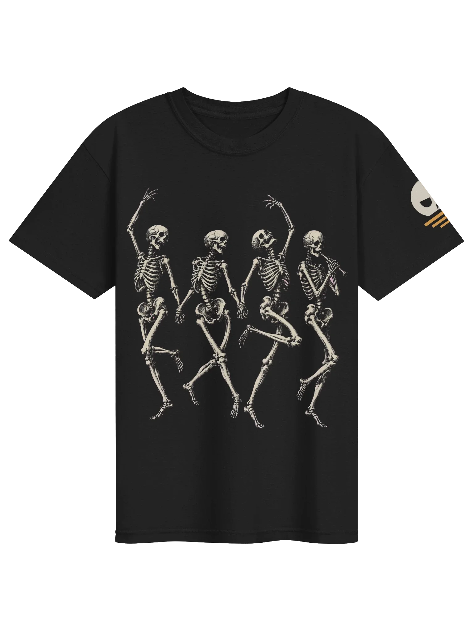 Danse Macabre Skeleton Tee, Black