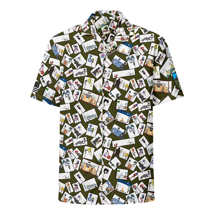 Sticks & Demons Hawaiian Shirt Grn product image (1)