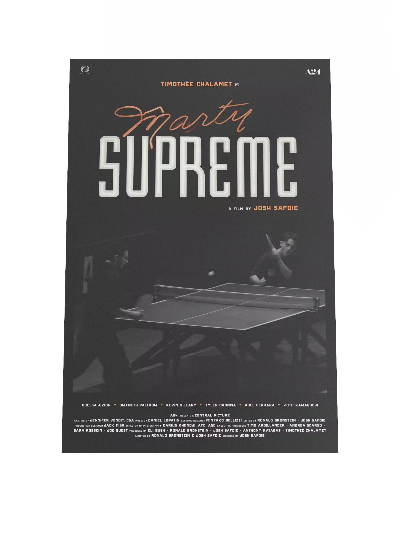 Marty Supreme Movie Poster product image (1)