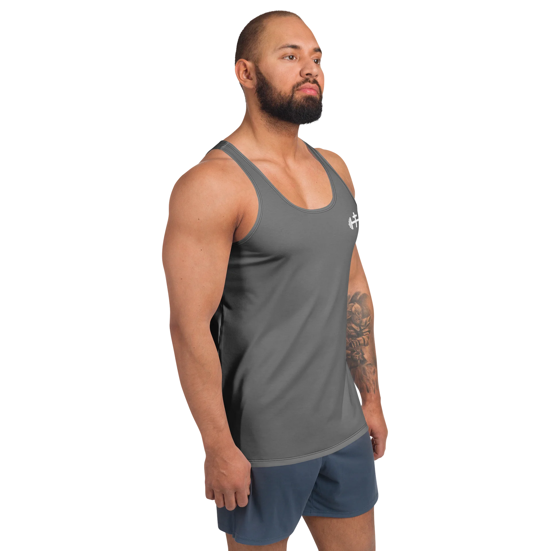 His House Mens Performance Tank - Grey product image (3)
