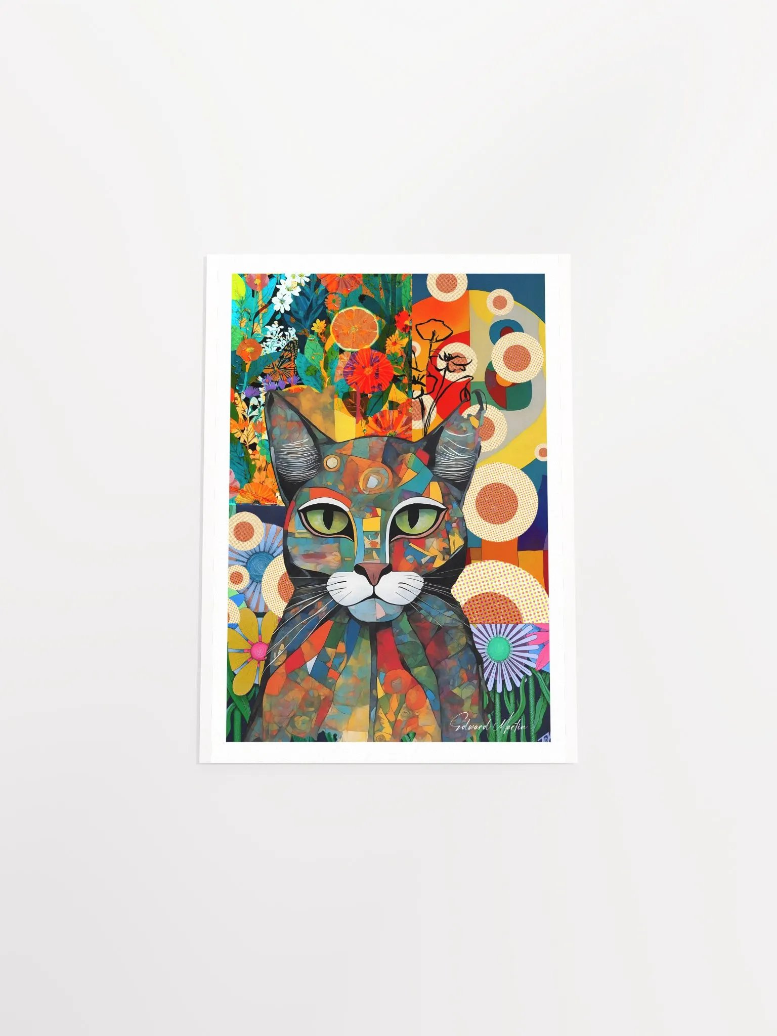 'Jardin Cat' by Edward Martin-Collage Print product image (31)