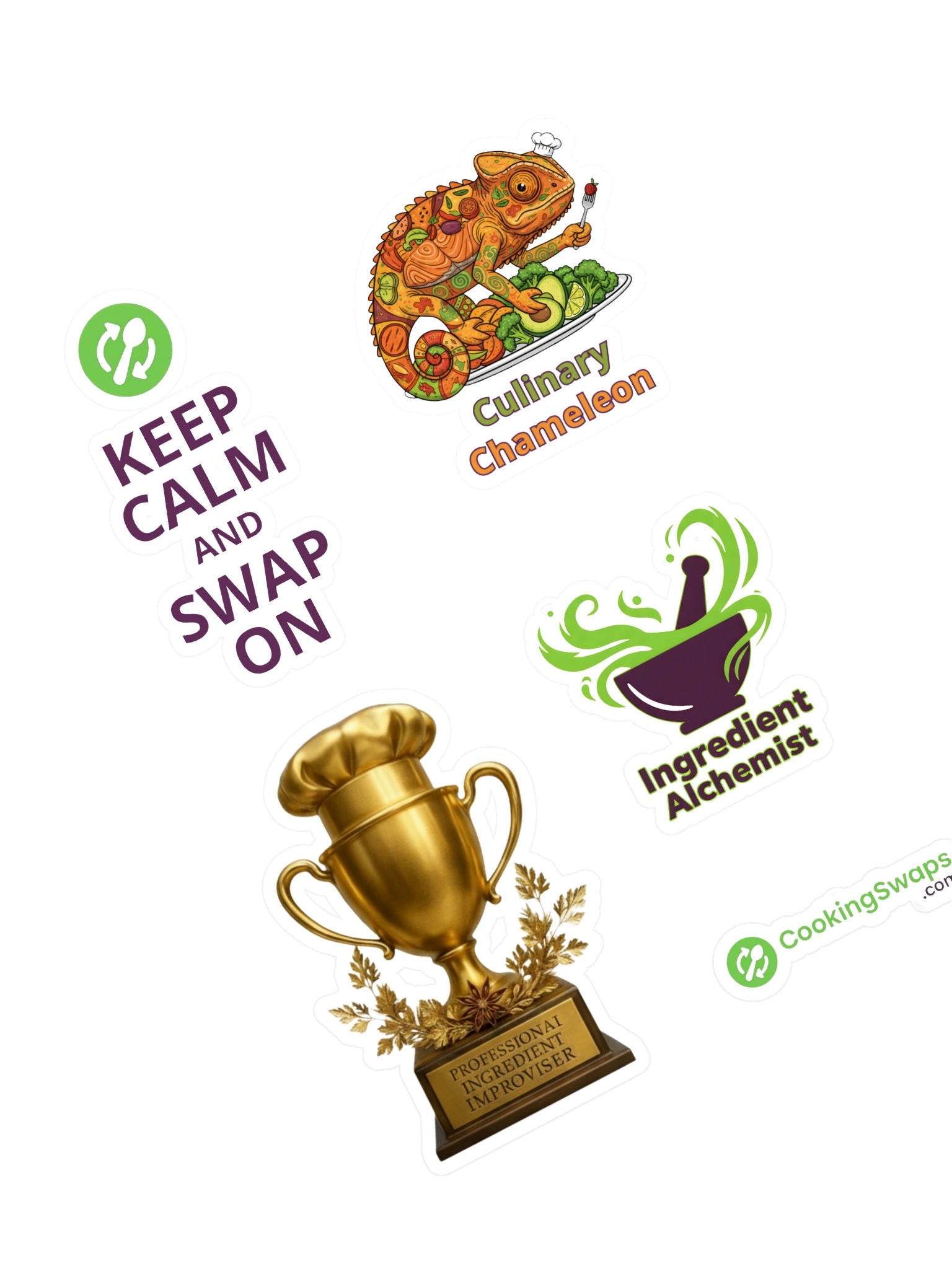 CookingSwaps Stickers 1 product image (1)