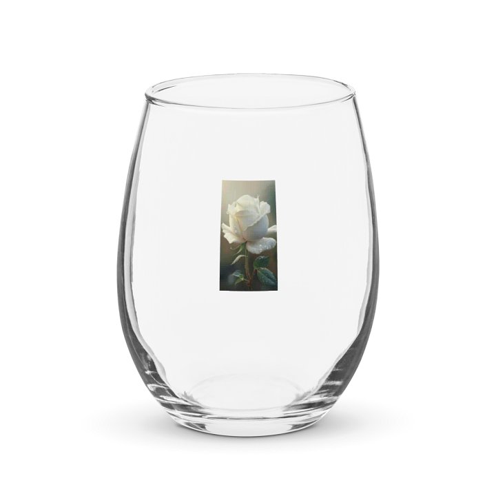 White Rose Wine Glass 2025 product image (1)