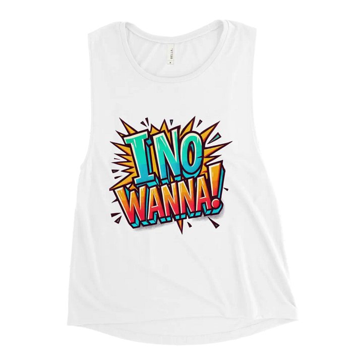 I NO WANNA WOMANS TANK product image (2)
