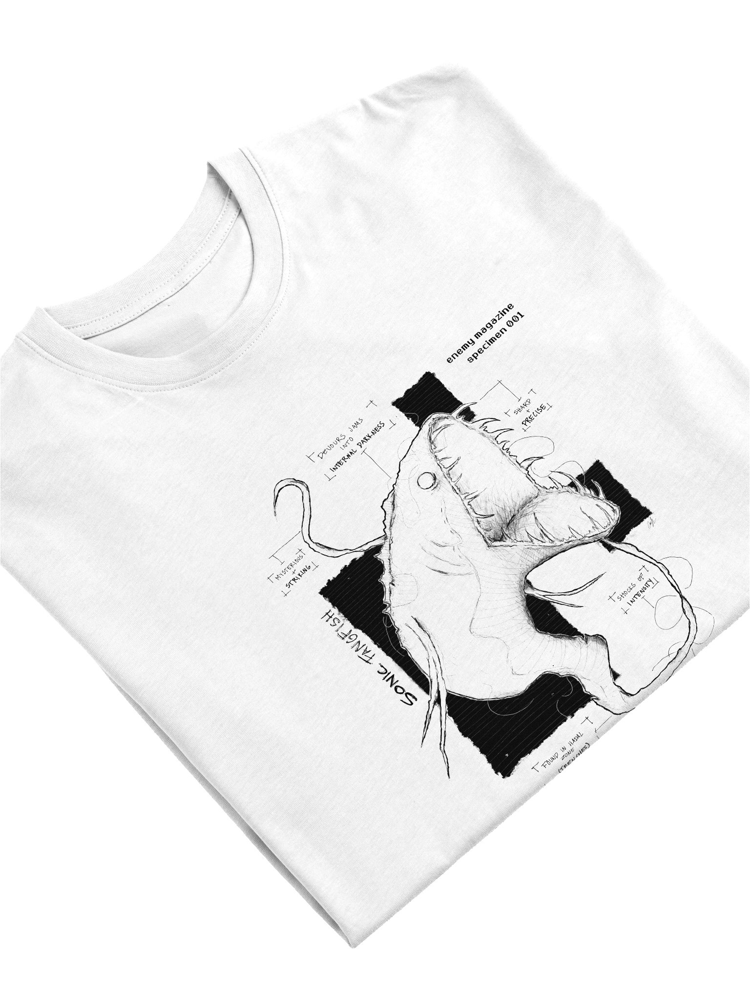 Sonic Fangfish – Enemy Magazine x Alexis Malnerich (Ink Wave Edition) product image (3)