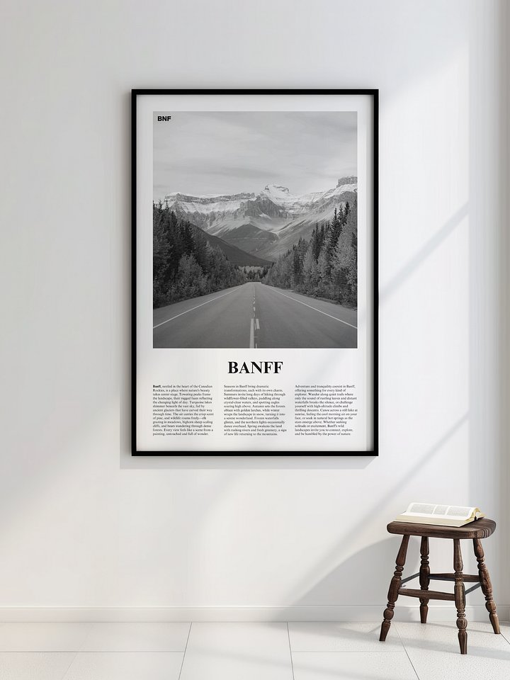Banff 03 Newspaper Poster | Framed product image (2)