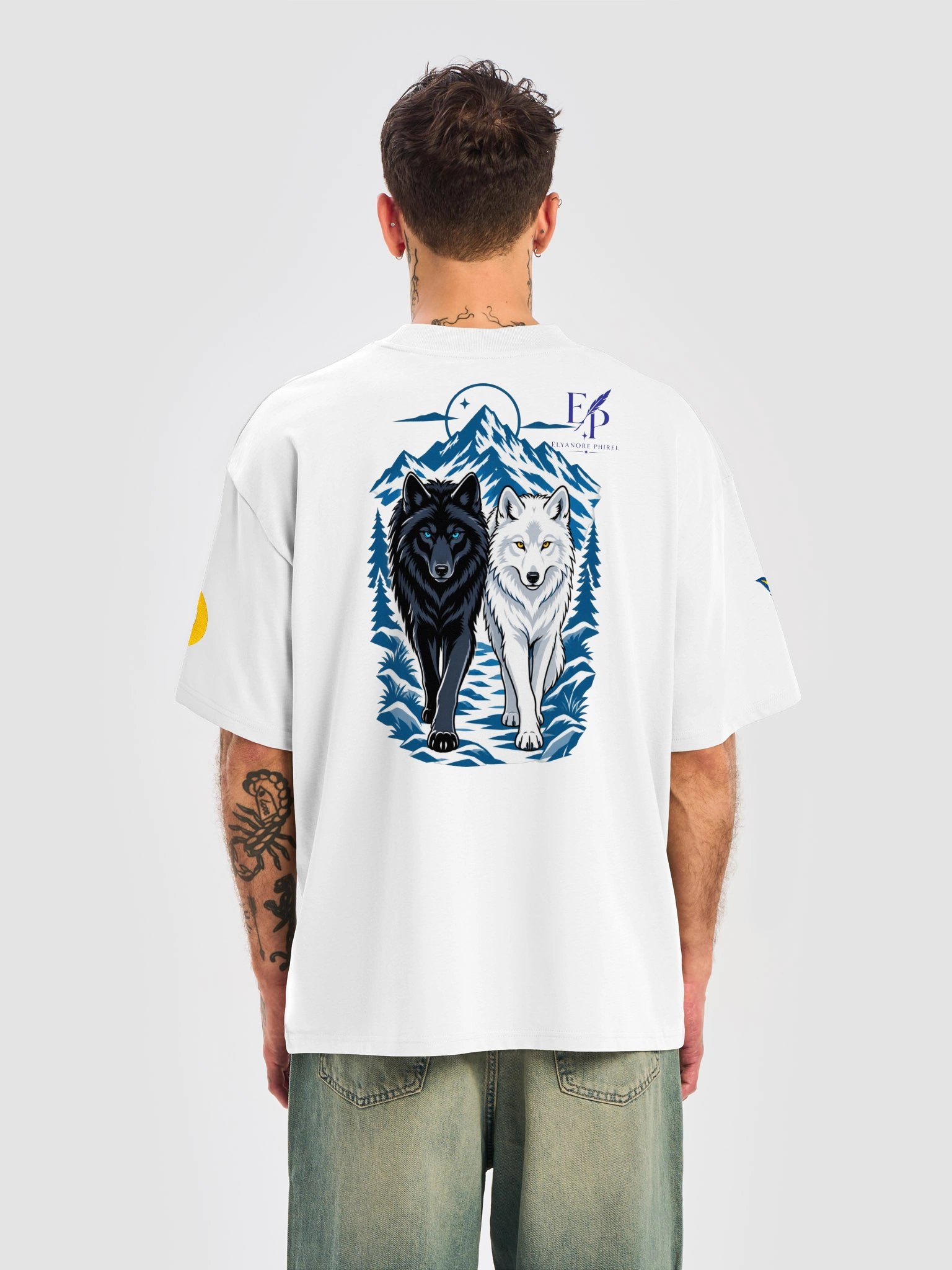 Tshirt Premium 100% coton - Elyanore Phirel manche et buste brodé product image (18)