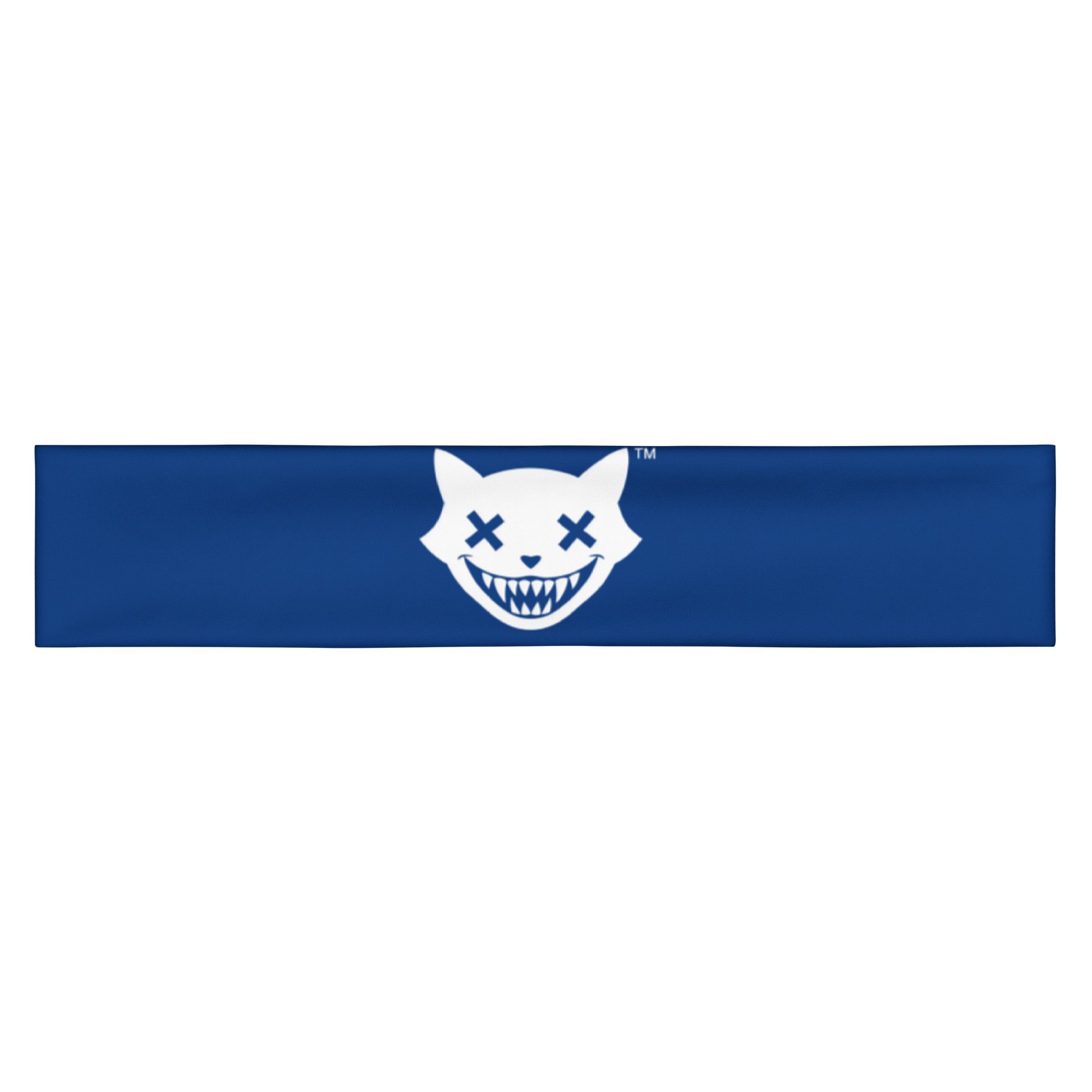 DARK BLUE VYNING DEVIL KITTY HEADBAND product image (1)