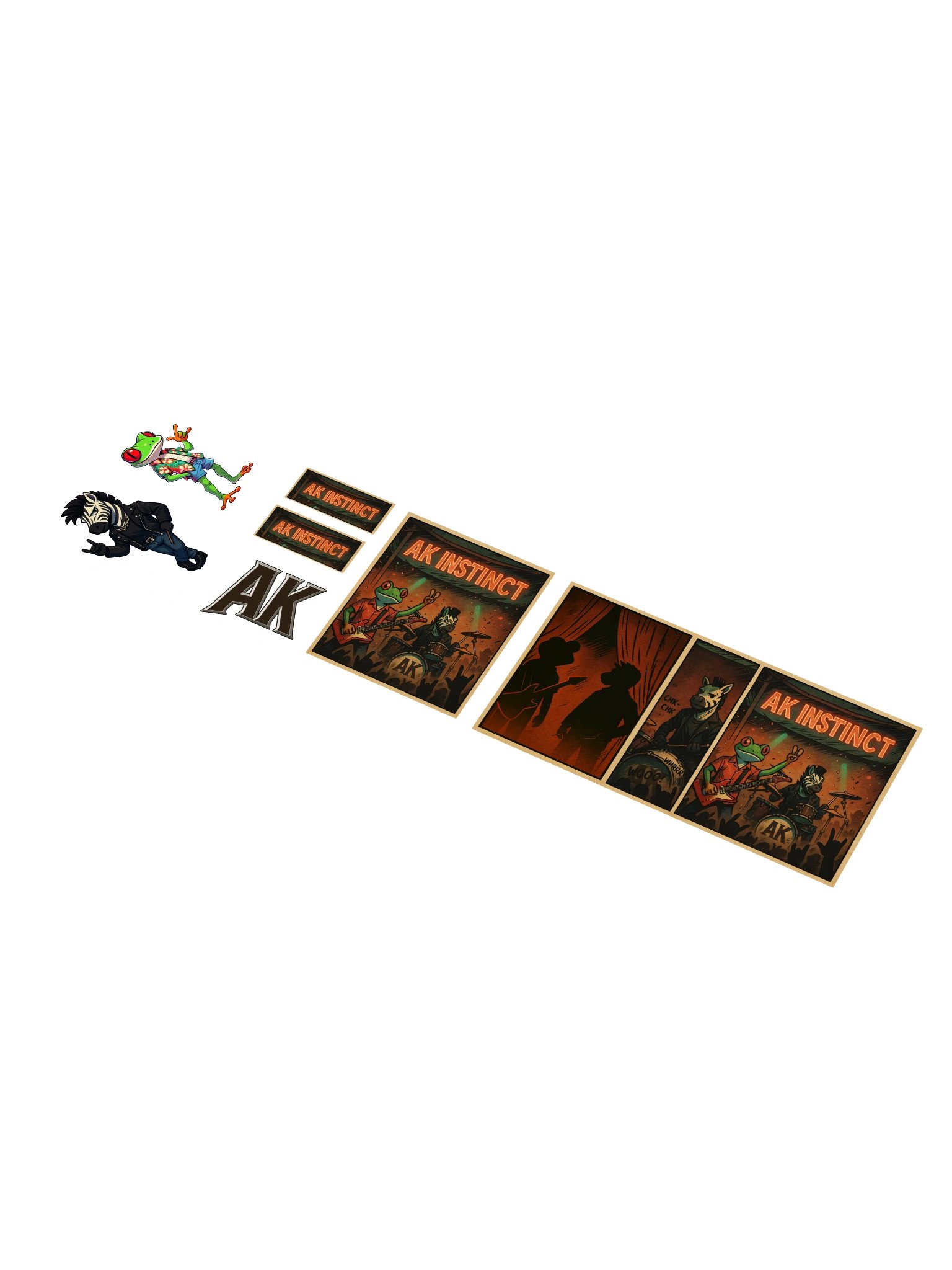 AK INSTINCT - Sticker Pack product image (1)