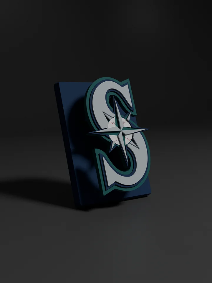 Seattle Mariners 3D Printed Floating Logo Sign (Digital File Only) product image (1)