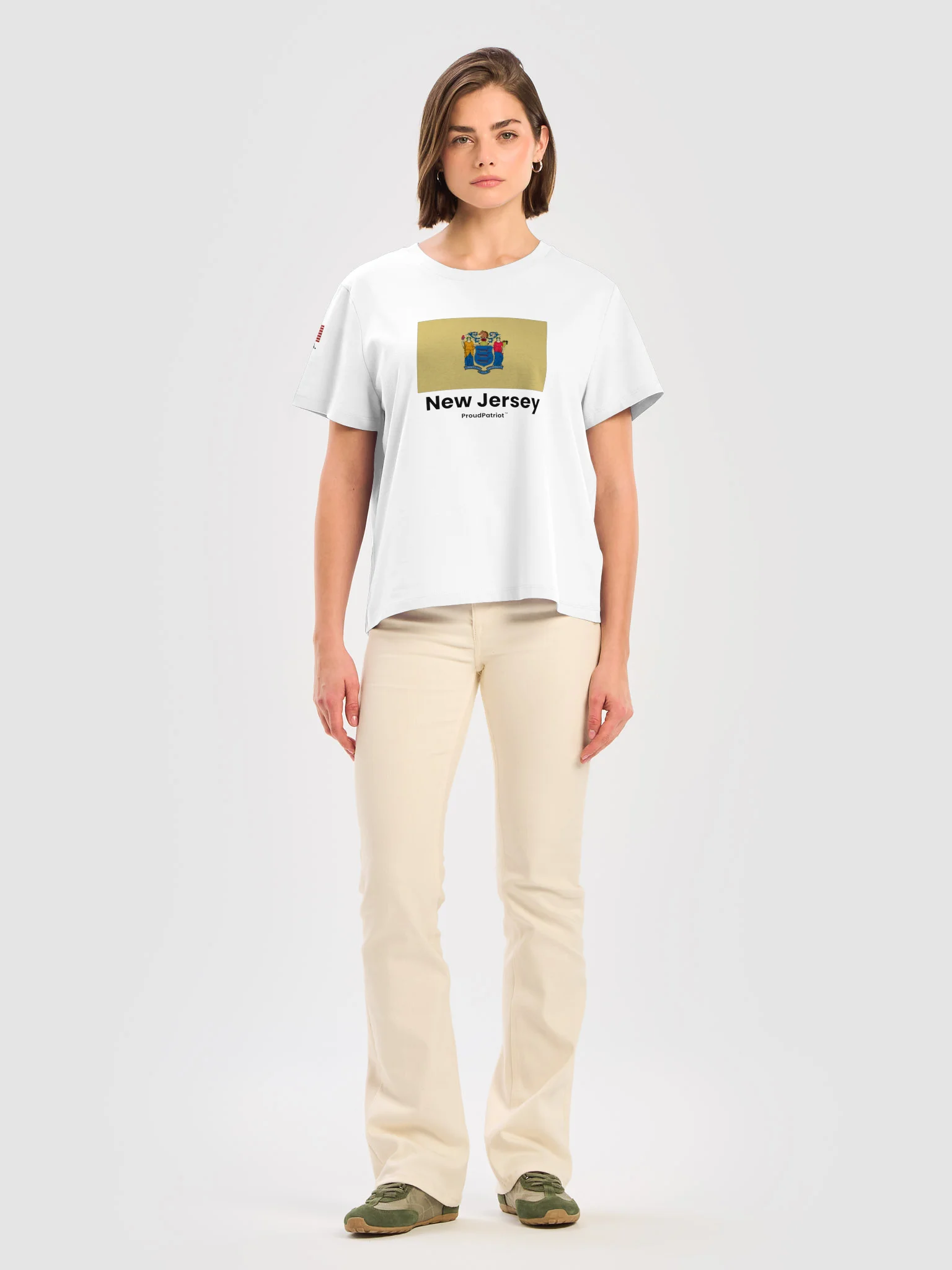 New Jersey Women's Ribbed Neck T-Shirt product image (1)