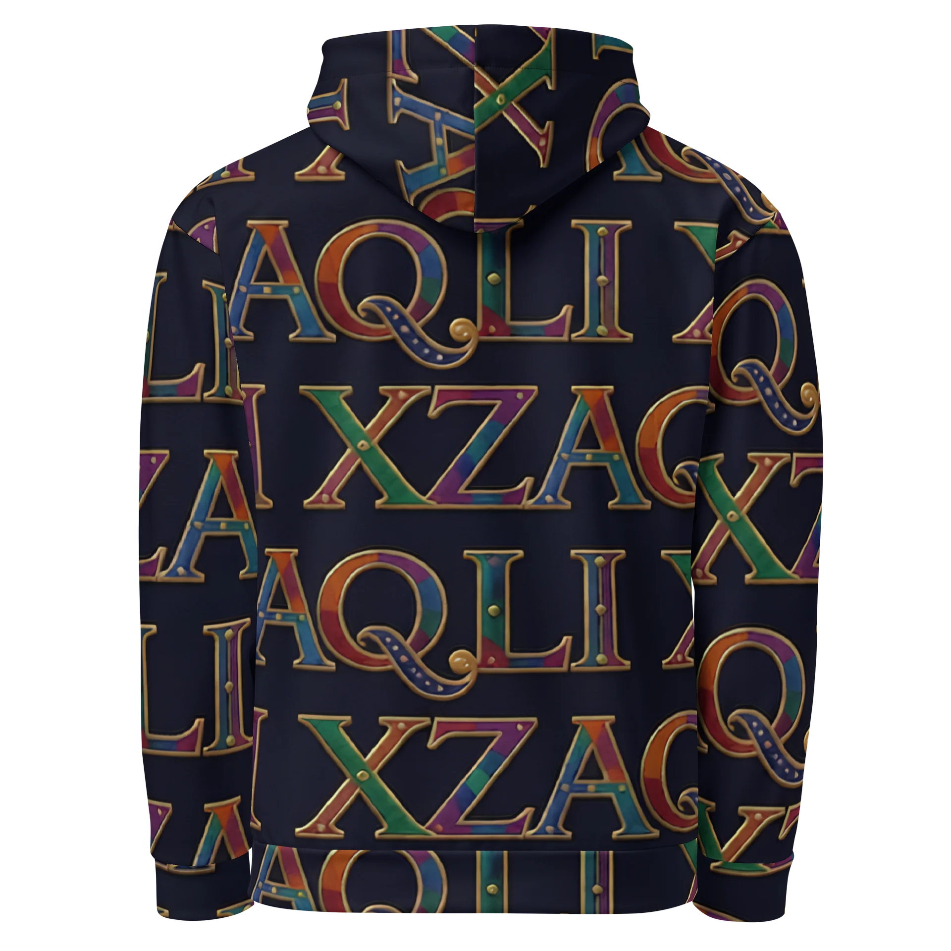 XZAQLI Prism Monogram Hoodie product image (3)
