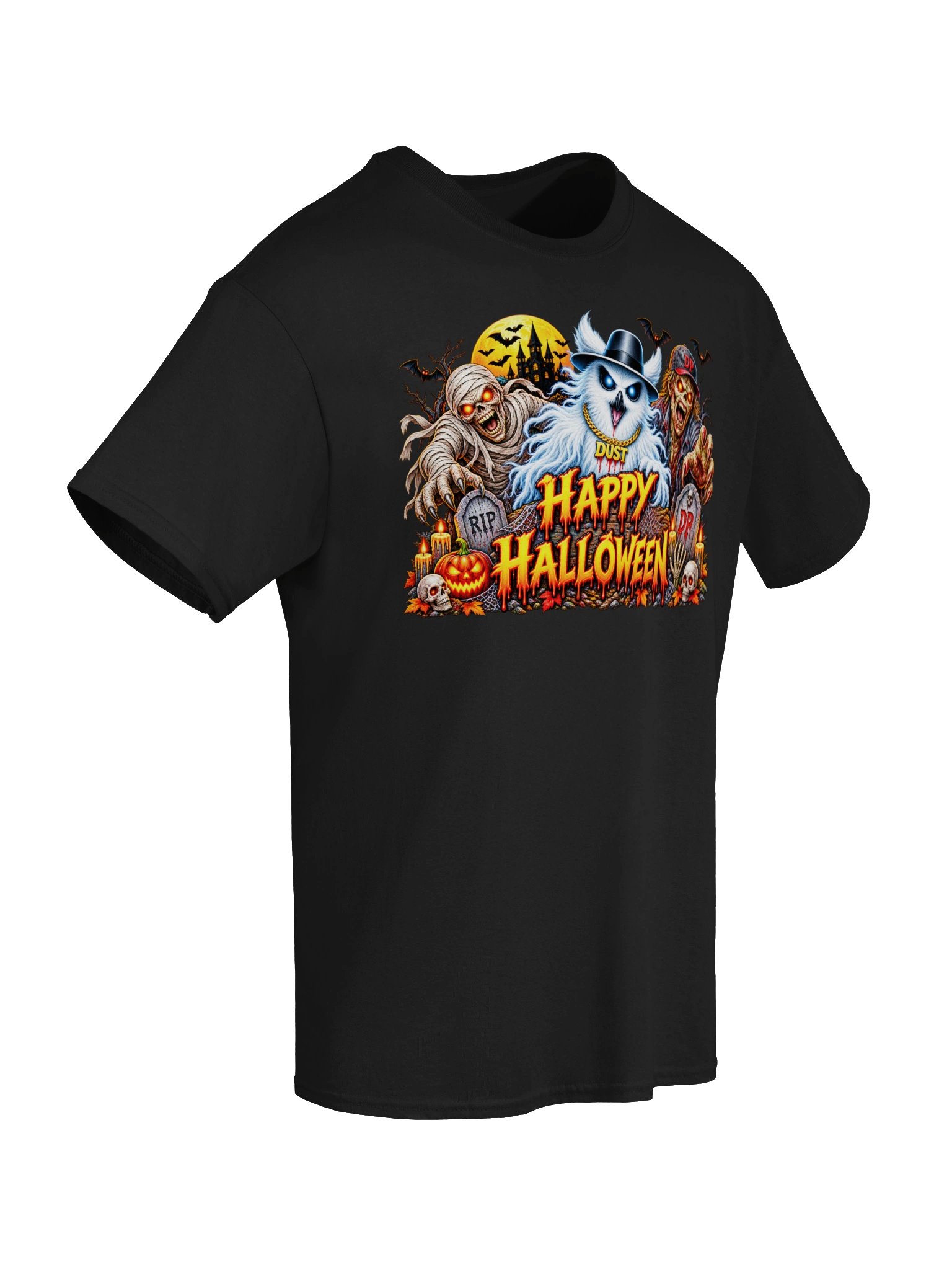 Phant Owl Mummy Zombie Gildan Heavyweight T-Shirt product image (67)