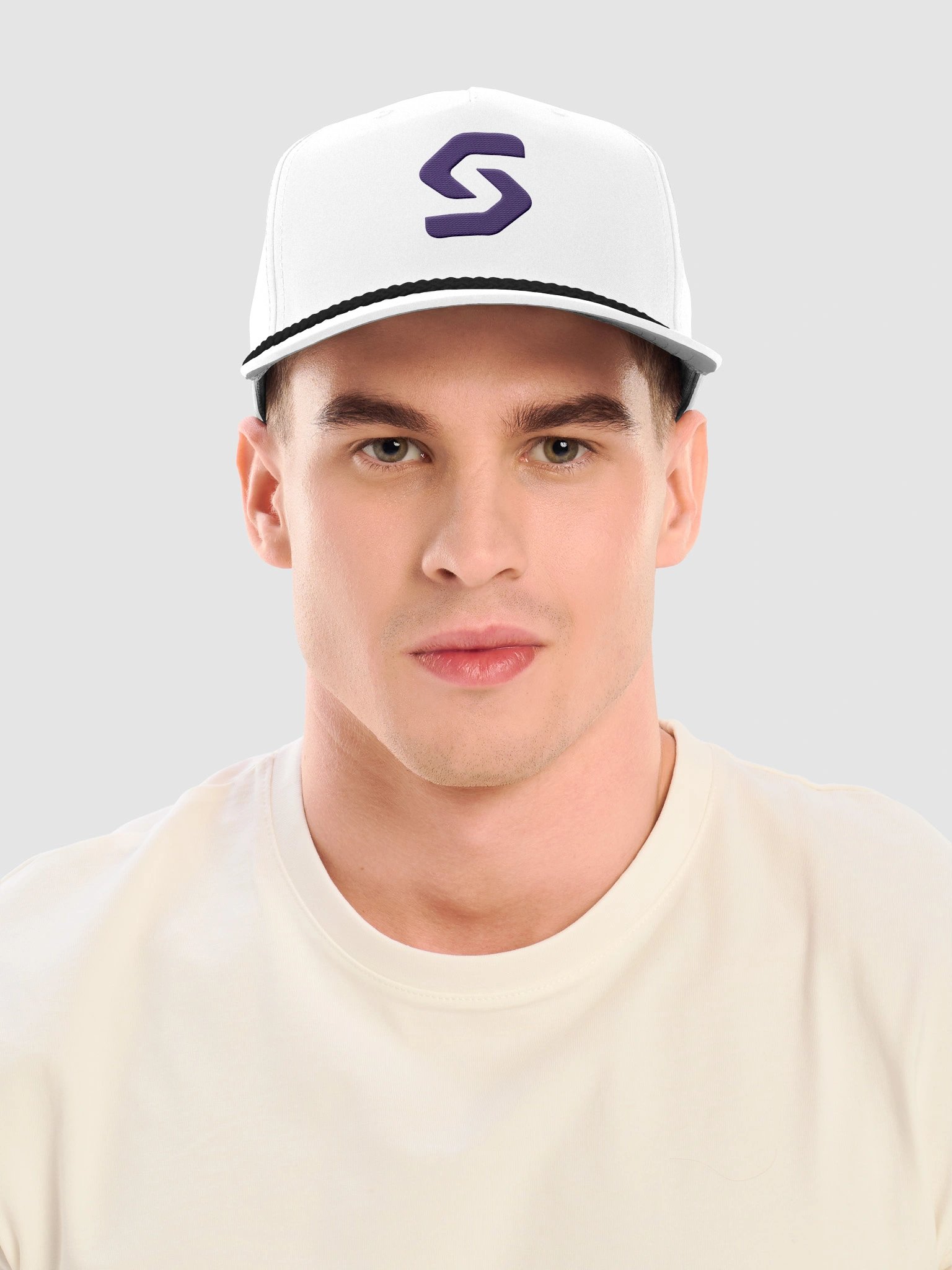 Sponsara Purple Embroidered Rope Cap product image (13)