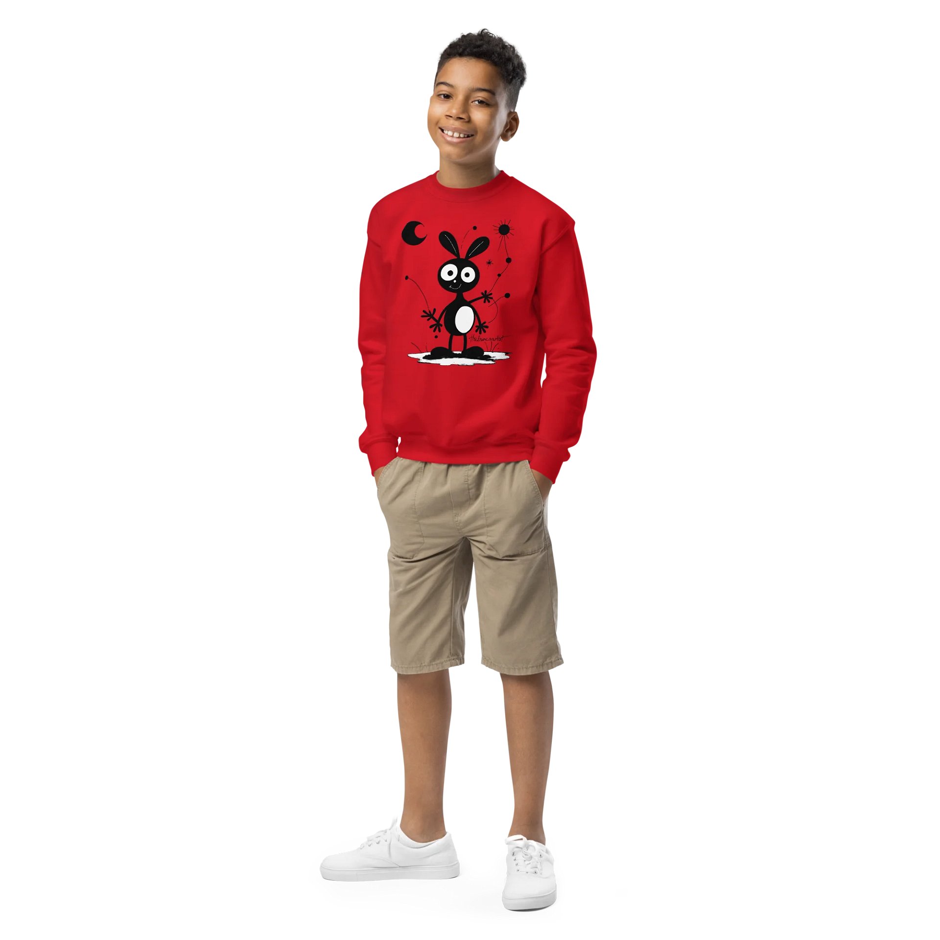 Gildan Youth Crew Neck Sweatshirt product image (1)