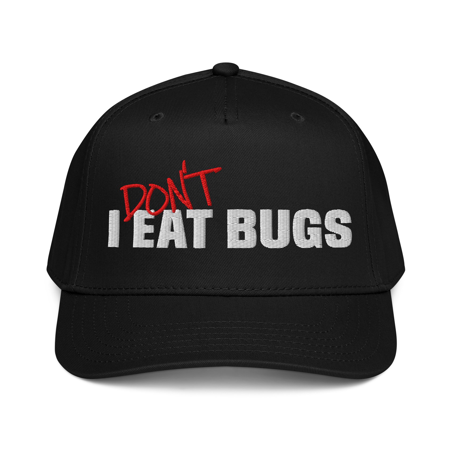 'I DON'T EAT BUGS' Embroidered Trucker Hat product image (1)