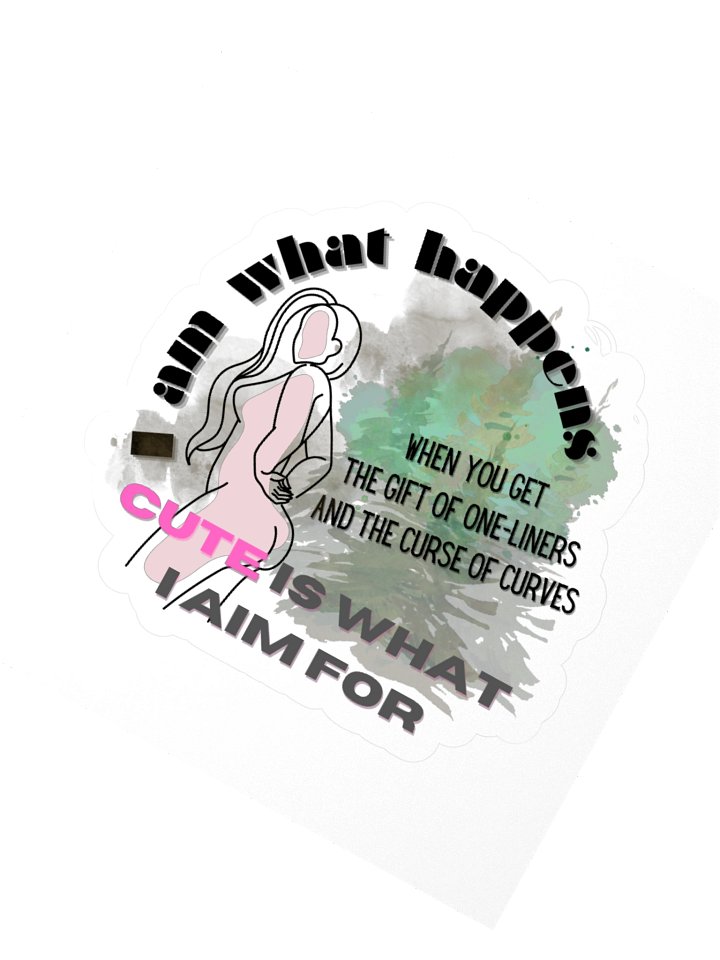 Curse of Curves Kisscut Sticker product image (2)