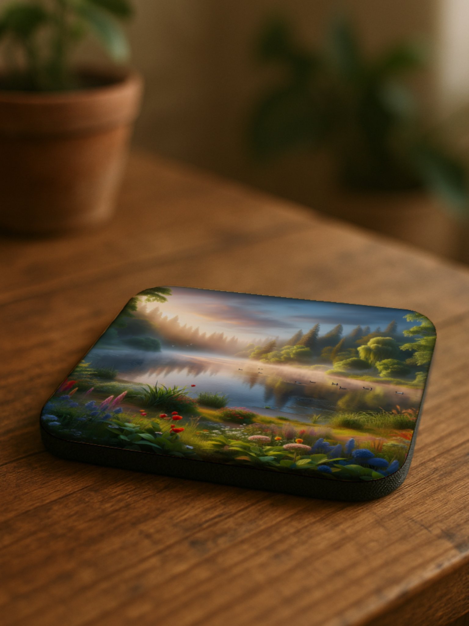 Morning Glow Cork Coaster product image (1)