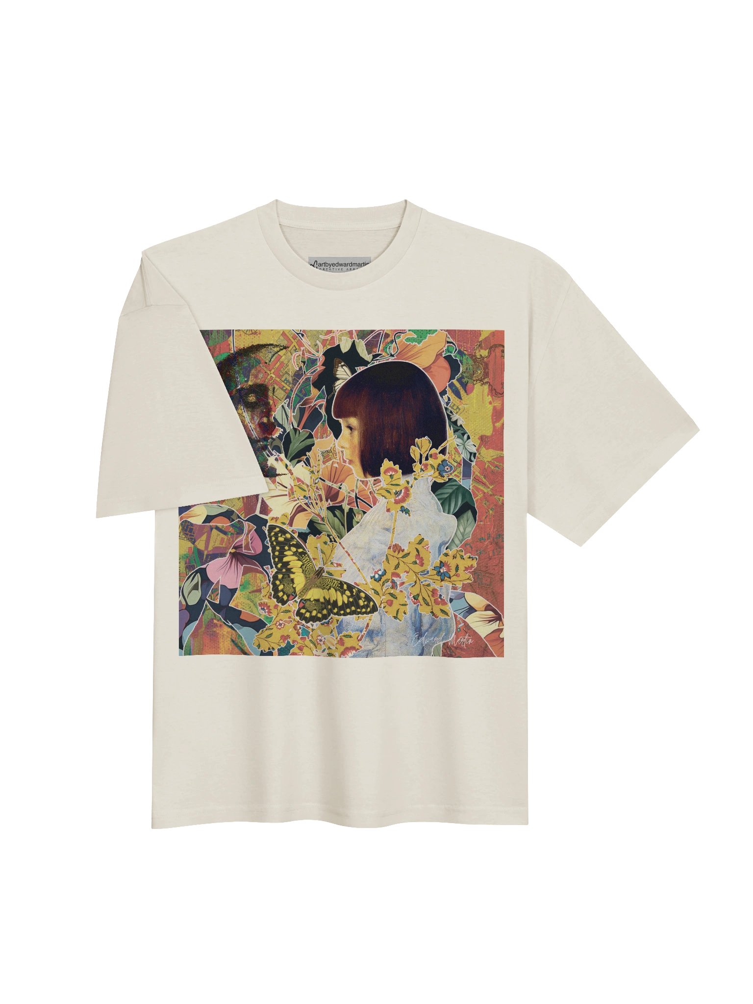 'El Secreto de la Mariposa' (The Butterfly's Secret) by Edward Martin Oversized Tee product image (5)