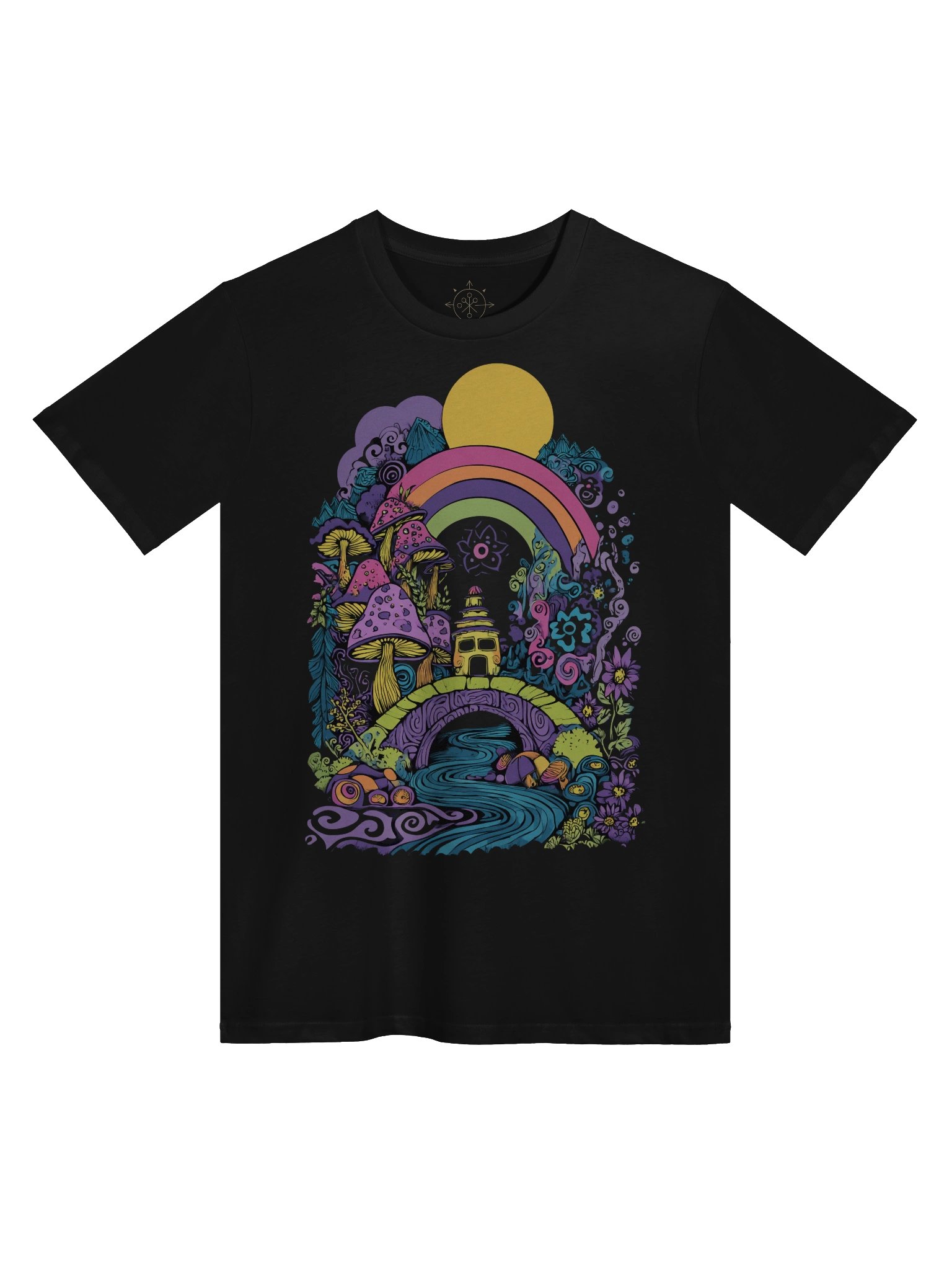 Psychedelic Roadtrip Rainbow Tee product image (2)
