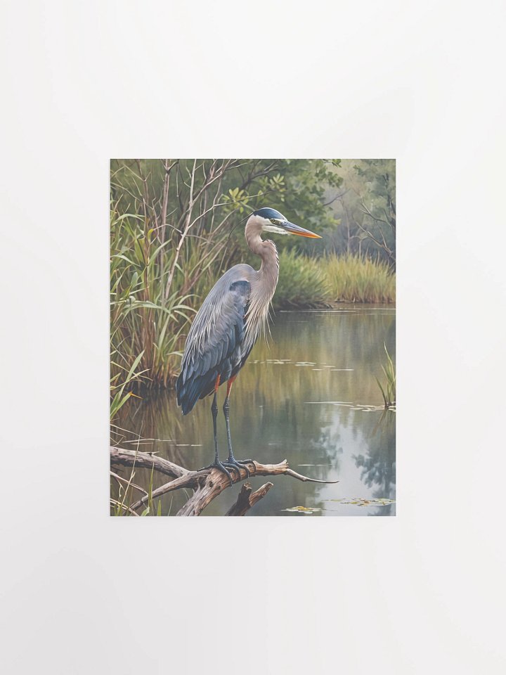 Great Blue Heron Matte Poster product image (2)