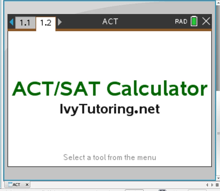 ACT (TI-Nspire Program) product image (1)