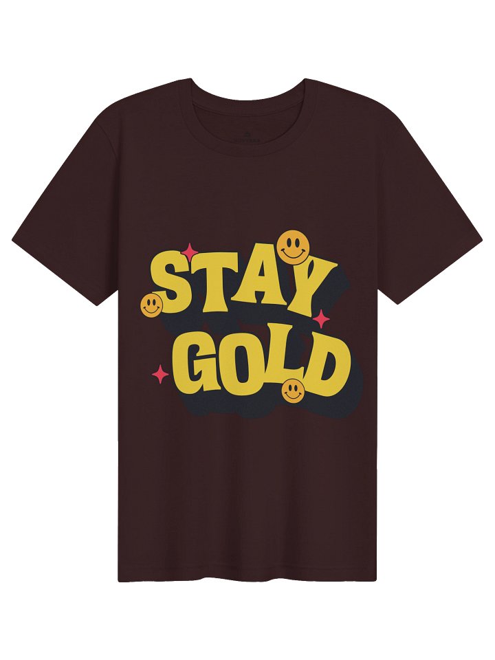 Stay Gold – Retro Positive Graphic T-Shirt product image (2)