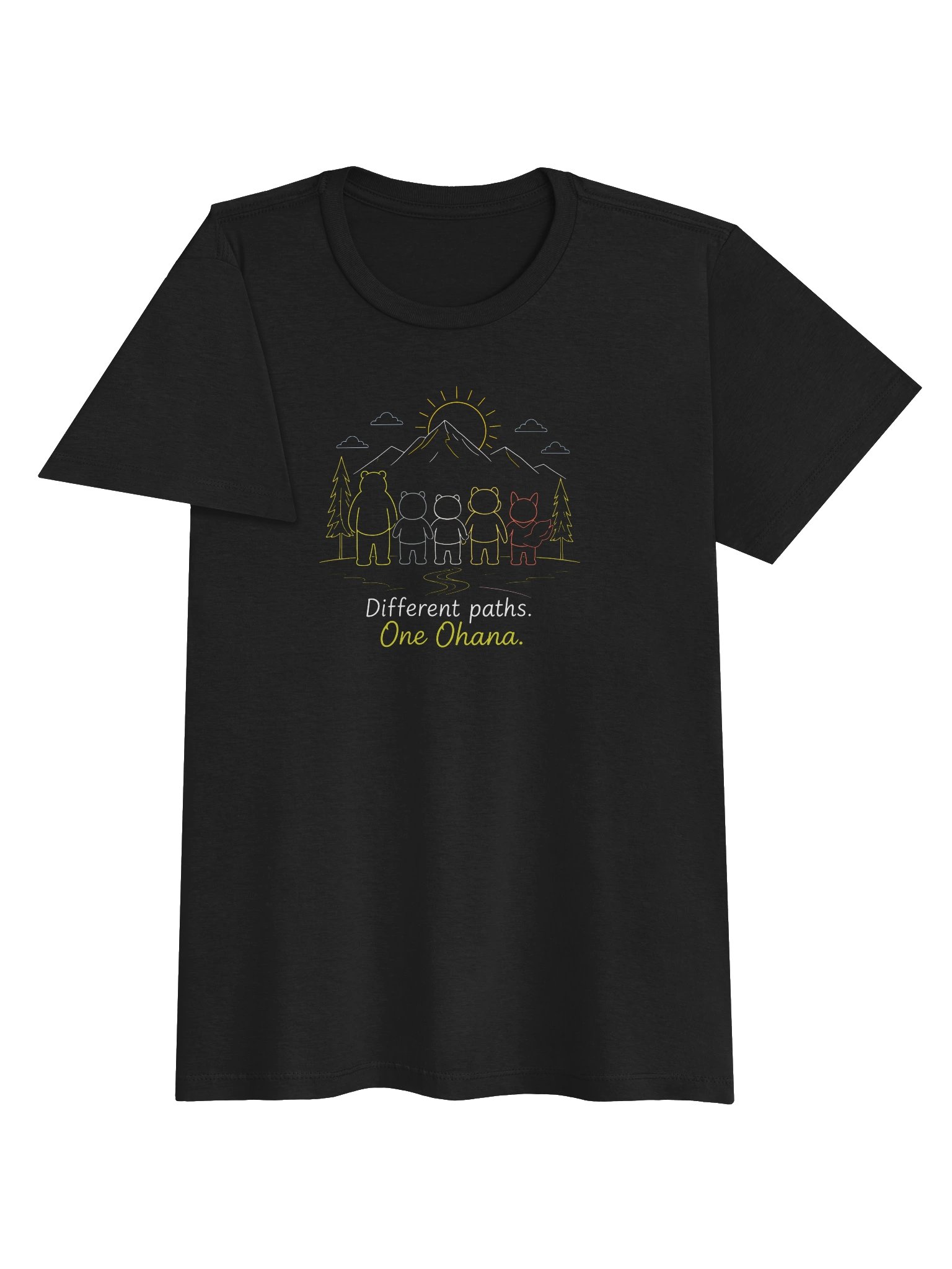 Different Paths, One Ohana (Fitted) product image (3)