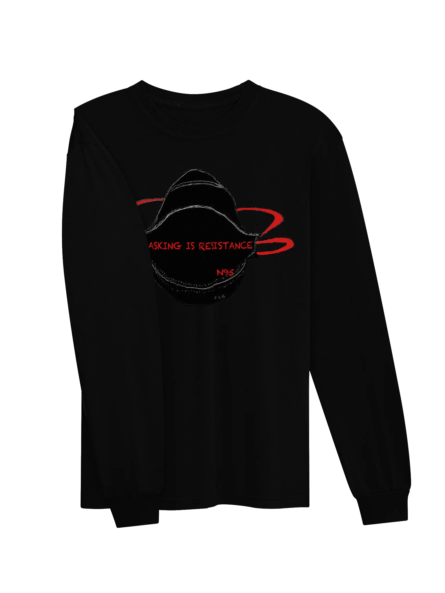 Masking Is Resistance long sleeve tee product image (13)