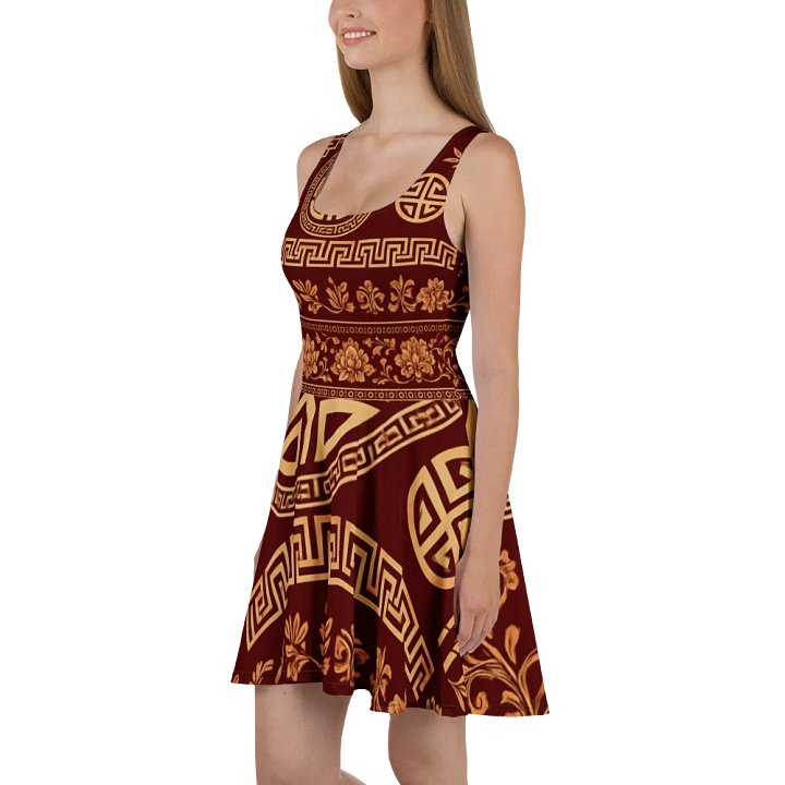 Golden Dynasty All-Over Print 'Philius' Dress product image (1)
