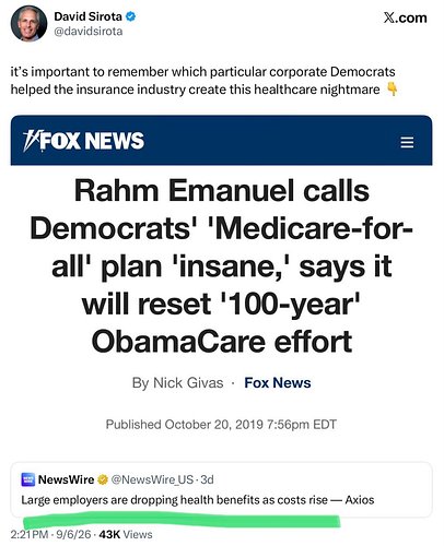 There’s no good reason to maintain our current for-profit healthcare system. It’s time to transition to universal healthcare